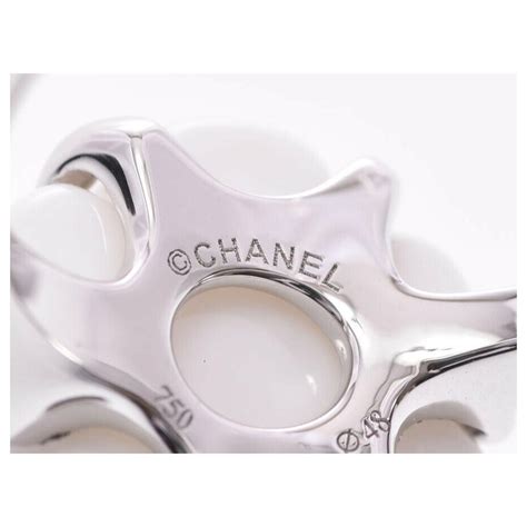 Chanel vintage ring White Gold-plated ref.166441 - Joli Closet