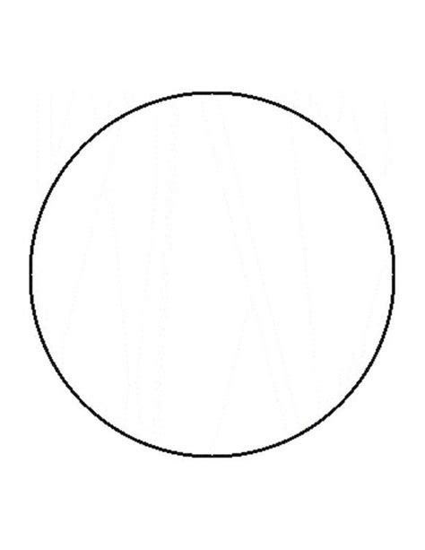 Outline Circle Printable Clipart Best