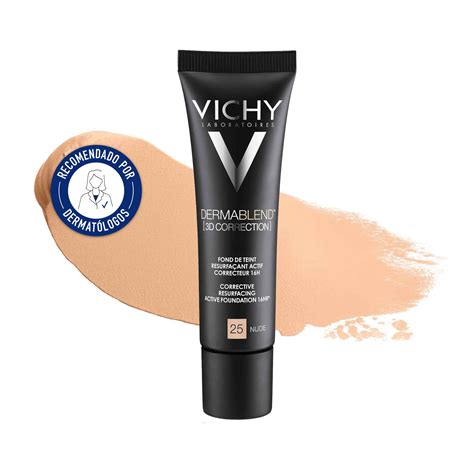 Vichy Dermablend 3D Correction Corrective Resurfacing Active Foundation 16HR SPF25 30ml Nude