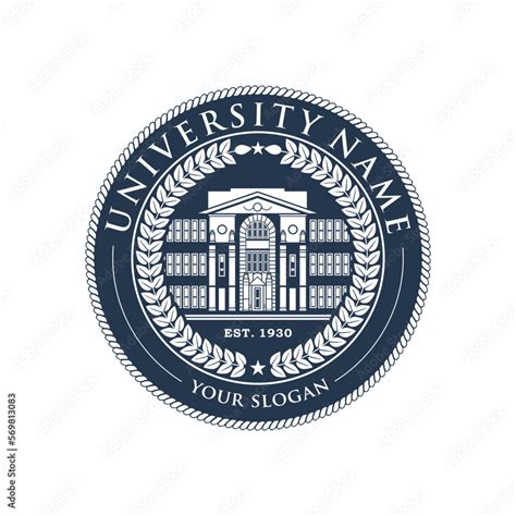 university and college school crests and logo emblems Stock Vector ...