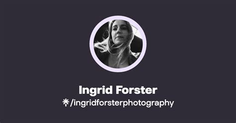 Ingrid Forster Linktree