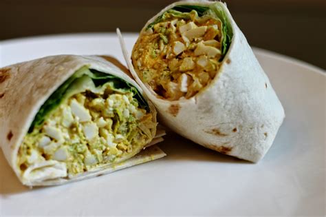 Curry Egg Salad Wrap