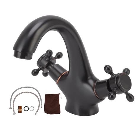 Robinet De Lavabo Antique Poign E Rotative Robinet Chaud Et Froid