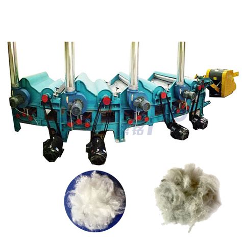 Waste Garments Cotton Yarn Cloth Opener Recycling Machine China Cloth