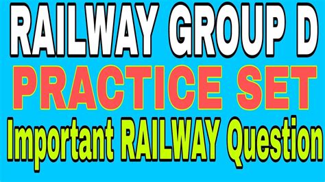 Railway Group D Important Question And Answer Ll Most Important