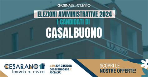 Elezioni Comunali 2024 Liste E Candidati A Casalbuono Giornale Del