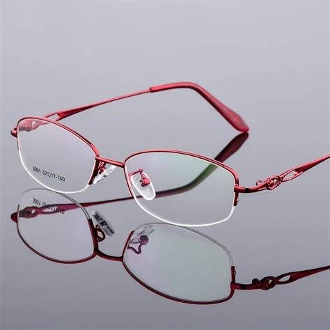 Classic Oval Frame Glasses Womens Vintage Metal White Eyeglasses Female Elegant Eyewear Frames