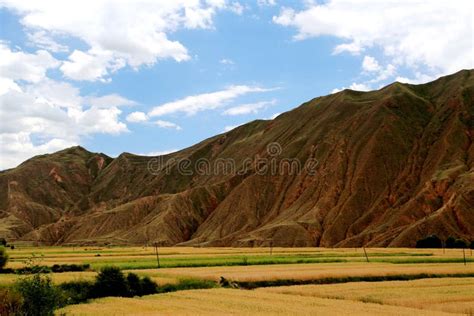 The Unique Landforms of Gansu,China Stock Photo - Image of asia, danxia ...