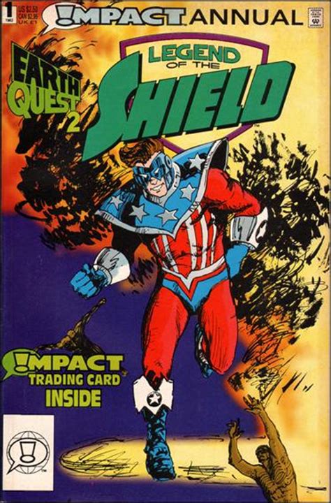 Legend Of The Shield Annual 1 A Jan 1992 Comic Book By Impact Comics