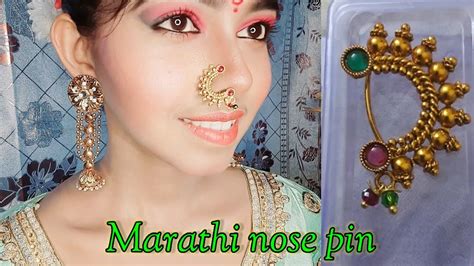 Maharashtrian Nose Ring Design Images Marathi Nose Pin Off