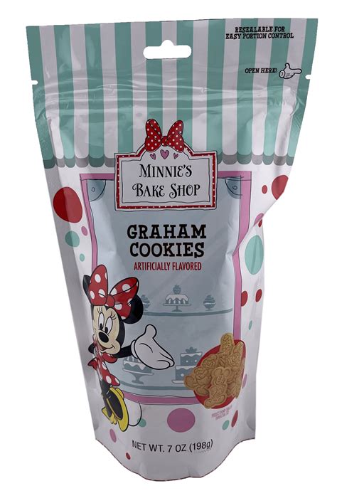 Disney Minnie S Bake Shop Graham Cookies Bag 7 Oz