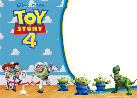 Free Printable Toy Story Birthday Invitations Printable Word Searches