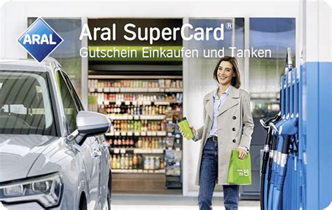 Individueller Gutschein Einkaufen Tanken Aral SuperCard