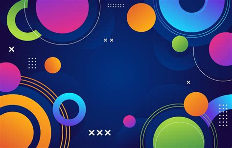 colorful abstract circle background  vector art  vecteezy