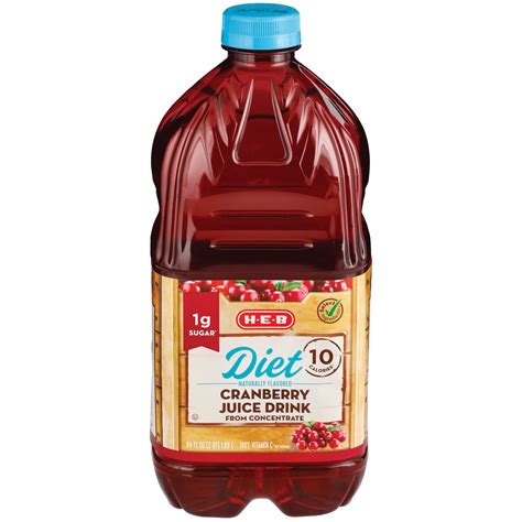 H E B Diet Cranberry Juice Cocktail Shop Juice At H E B