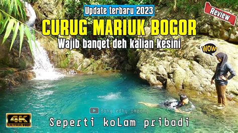 Airnya Super Jernih Dan Dingin Curug Mariuk Sentul Bogor Info