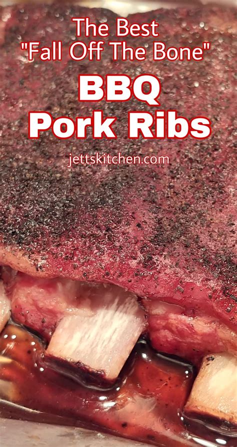 The Best Fall Off The Bone Pork Bbq Ribs Recipe Jett S Kitchen