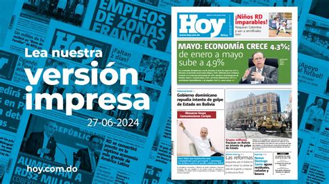 Edición impresa jueves 27 de junio de 2024