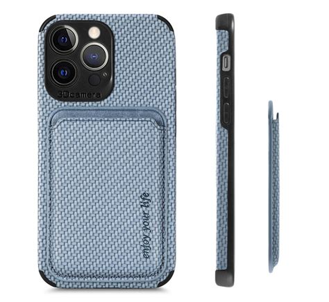 Iphone 13 Pro Max Woven Textured Leather Case With Magsafe And Rfid