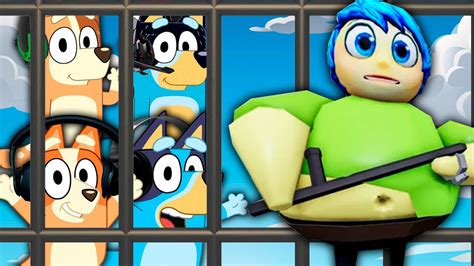 Bluey Bingo Escape Evil Inside Out Prison Youtube