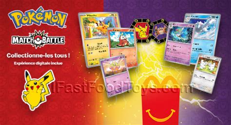 Mcdonald S Pokemon Match Battle Happy Meal Commercial Complete Set Of