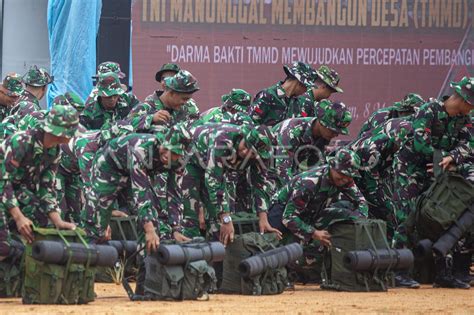 Pembukaan Tni Manunggal Membangun Desa Antara Foto