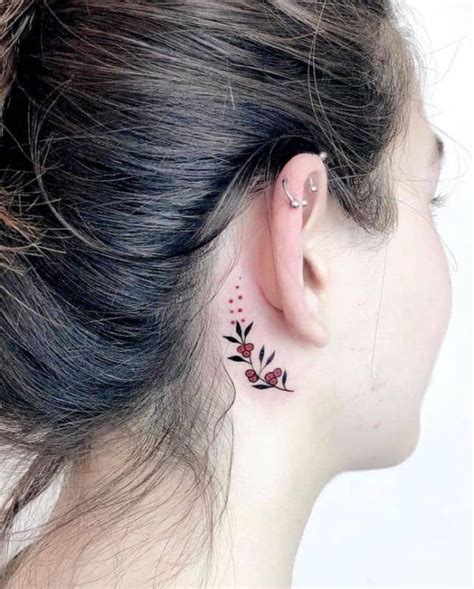 Discover More Than 82 Tattoo Designs Behind Ear Super Hot In Coedo Vn