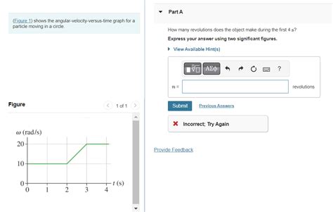 Solved Figure 1 Shows The Angular Velocity Versus Time