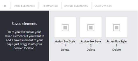 Save Elements Hogash Studio Dashboard