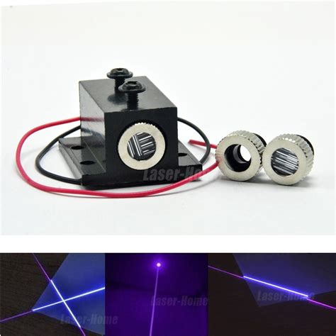 3in1 Dotlinecross 405nm 50mw Violetblue Focusable Lens Laser Diode