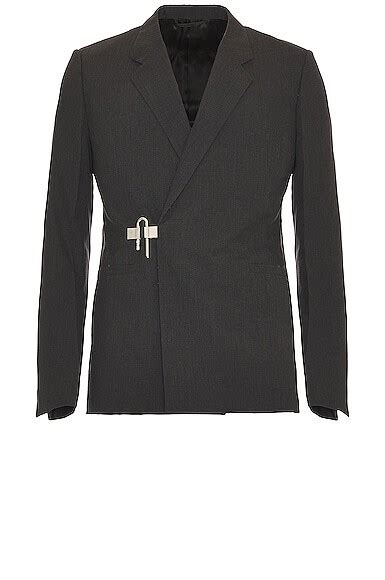 Buy Givenchy U Lock Slim Fit Jacket In Grey Grey Mix At 40 Off Editorialist