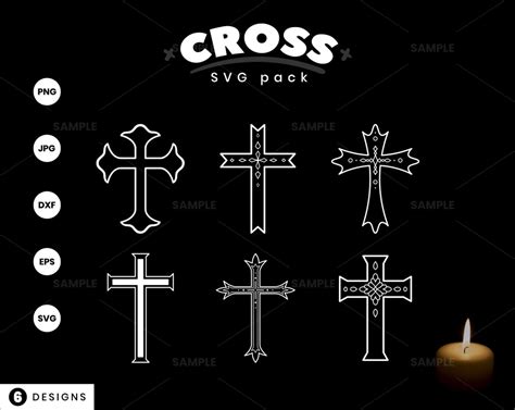 Crosses Svg Pack 2 Cross Clipart Crosses Svg Files Cross Svg Files