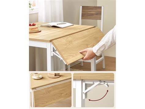 Table de salle à manger pliable table de cuisine extensible bureau