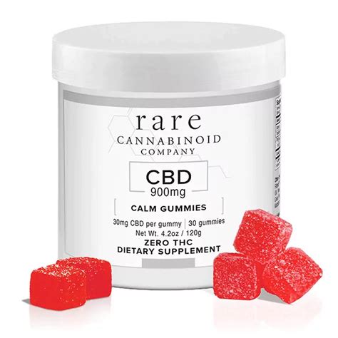 Calming Cbd Oil Gummies Rare Cannabinoid Company