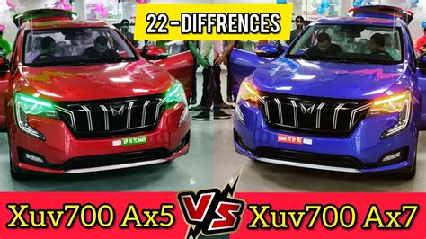 Mahindra Xuv700 Ax5 Vs Ax7 Detailed Comparison In Hindi Vahan