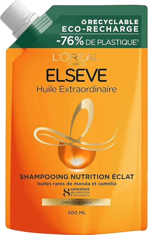 L Oréal Paris Elseve Huile Extraordinaire Shampoing Nutrition Éclat