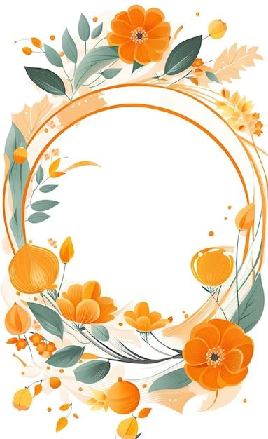 Premium Photo | Beautiful Orange Floral Background