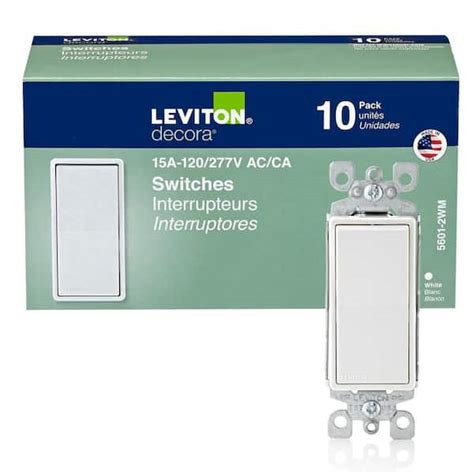 Leviton Decora Light Switches Dhd05 1lw Decora In Wall Combination