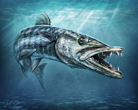 Barracuda Illustration Joel Jensen Art