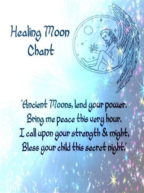 Healing Spells Healing Spell Moon Chant Healing Spells Wiccan