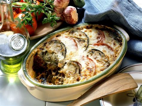 Griechischer Hackfleisch Auberginen Auflauf Moussaka Rezept Eat Smarter