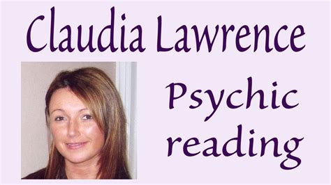 The Disappearance Of Claudia Lawrence Psychic Reading Youtube