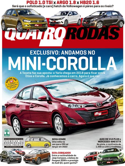 Capa Quatro Rodas Edição Domingo 1 de Outubro de 2017