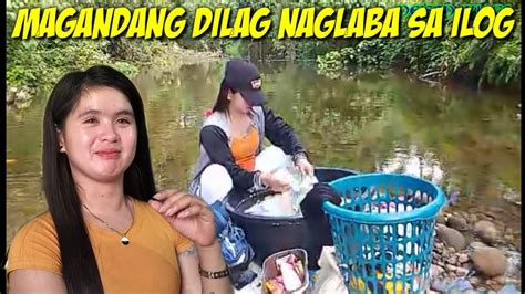 Mary Joy Dalagang Artistahin Sa Liblib Na Lugar Naglaba Sa Ilog