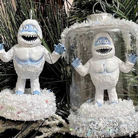 Abominable Snowman Ornament - Etsy