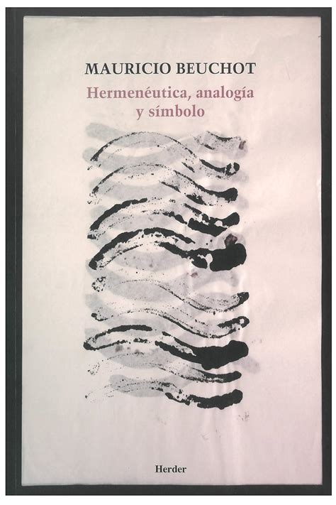 Hermenéutica Analógica Y Símbolo Mauricio Beuchot 9788425432668 Books Amazonca