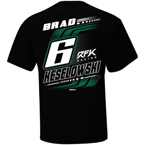 Brad Keselowski Roush Fenway Keselowski Racing Hi-Octane T-Shirt - Black | Shirts, T shirt, Brad ...