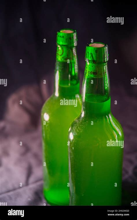 Two Bottles Of Cider Asturias Hi Res Stock Photography And Images Alamy