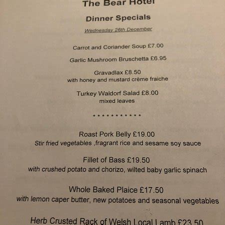 The Bear Hotel, Crickhowell - Restaurant Reviews, Phone Number & Photos ...