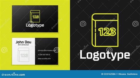 Logotype Line Test Or Exam Sheet And Pen Icon Isolated On Black